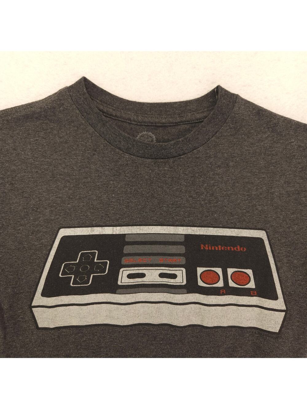 Nintendo Entertainment System Controller Short Sleeve T Shirt Mens Size S Gray